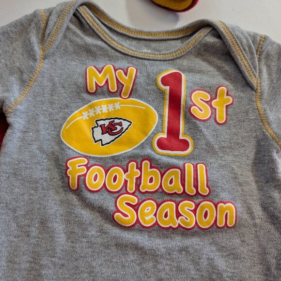 NFL Chiefs 6-9 Month Onesie NWT Stocking Cap 2T Chiefs Tee Red Alex Smith 11 - Picture 7 of 11